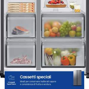 Refrigerador Combinado de Acero Inoxidable <span class=keywords><strong>Samsung</strong></span> RS70F65QETEF, Sin Escarcha, con Compresor, Enchufe del Reino Unido, para Aplicaciones en Hoteles - Product Image 3