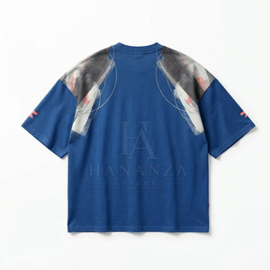 Fashion <b>Men</b> Oversized <b>T</b> <b>Shirt</b> 100% Cotton High Quality Breathable Quick <b>Dry</b> Urban Casual Regular <b>Fit</b> for Everyday Wear - Product Image 2