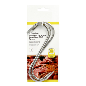 Blister con 3 Ganci da Macellaio Inossidabili N. 16 - Product Image 6