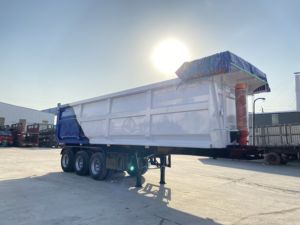 <span class=keywords><strong>Prix</strong></span> d'usine <span class=keywords><strong>Remorque</strong></span> à benne basculante de 30 tonnes de type fourgon 3 essieux Benne basculante arrière <span class=keywords><strong>semi</strong></span>-<span class=keywords><strong>remorque</strong></span> avec bâche - Product Image 4