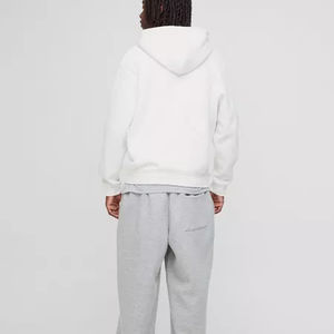 Vente chaude hiver surdimensionné 100% coton polaire sweats à capuche zippés haute qualité respirant écologique tenue décontracté chaud Hip Hop hommes - Product Image 2