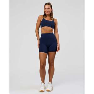 O.G. para Mujeres Shorts Fusion Ultra High-Rise de 6 Pulgadas con Bolsillos - Azul Marino Futuro - Product Image 6