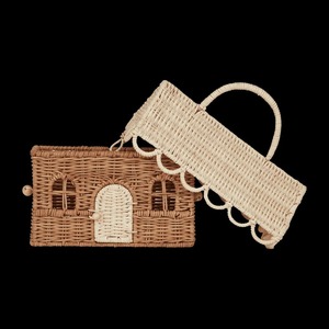 Panier de rangement Artex Green Earth en rotin naturel écologique, style géométrique moderne, multi-usages - Product Image 2