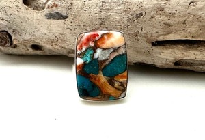 925 Sterling Silver <b>Turquoise</b> Gemstone <b>Ring</b> Jewelry Handmade Silver Boho Style <b>Ring</b> Jewelry For Women Wedding Gift For Wife - Product Image 3