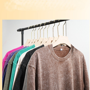 T-shirts pour hommes en coton 100% imprimé, de haute qualité, avec logo personnalisé, taille plus, design uni sur le devant, 240g - Product Image 2