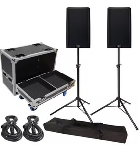 Nouveaux haut-parleurs amplifiés à deux voies de 12 pouces de la série K12.2 K2, 2000 W, avec supports, câbles et sacs de transport - Product Image 2