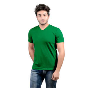 2025 venta al por mayor de alta calidad de los hombres a rayas con cuello en V camisetas de manga corta 100% algodón cuello redondo - Product Image 2