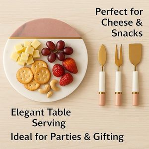 Trending Design Stainless Steel With Wooden Handle Cheese <b>Knife</b> Set Made By Skilled Artisans Exceptional Quality And Longevity - Product Image 2