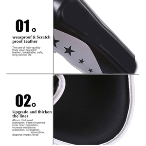 Equipo de lucha de boxeo personalizado para hombres MMA artes marciales espinilleras para Kickboxing Muay Thai MMA con función de protección - Product Image 4