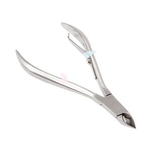 Pinza/cortadora/recortadora de cutículas de acero inoxidable de grado quirúrgico personalizada de alta calidad, apertura de mandíbula ancha más afilada para profesionales - Product Image 1