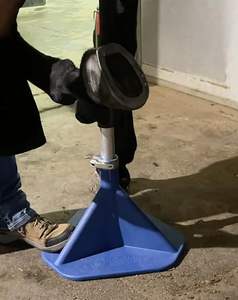 Soporte de pezuña de caballo Premium, herramienta de herrador ajustable con cuna y soporte de cuidado de pezuña de Base estable fuerte para recortar herrajes - Product Image 3