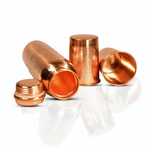 Leak Resistant Pure Copper <b>Bottle</b> with <b>Glass</b> Set Traditional Charm and Health Benefits Available for Sale from India - Product Image 3