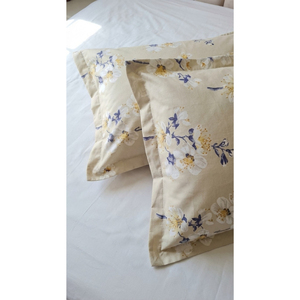 Premium Custom Modern Woven 3D Floral Print Eco-Friendly Cotton Blend Reversible Zipper Closure Washable Home Use Pillowcase - Product Image 2
