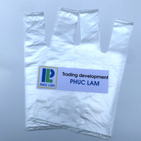 Sacs en plastique transparents jetables fabriqués au Vietnam, auto-adhésifs en LDPE/LLDPE, impression offset, logo personnalisé, fermeture éclair pour aliments