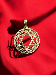 Venta al por mayor colgante de Metal raíz Chakra a Corona Chakra todos los 7 Chakra latón acabado colgante collar de Amayra cristales exportaciones - Product Image 5