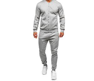 Ensemble de survêtement en molleton 100 % coton personnalisé pour homme, taille XL, avec lavage à l'acide et impression, sweat à capuche court - Product Image 1
