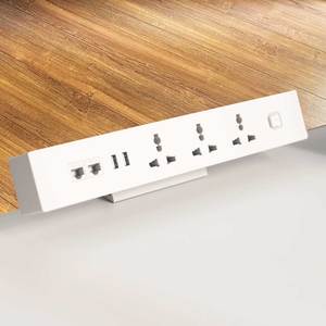 Multiprise HOECZ018 à 6 prises avec cordon d'extension à fixation sur surface de bureau, extrémité femelle IEC, réseau Wi-Fi - Product Image 3