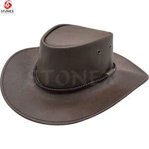 Precio de fábrica barato sombreros de vaquero calidad superior personalizado nueva moda sombreros jóvenes sombreros de cuero de vaca proveedor - Product Image 4