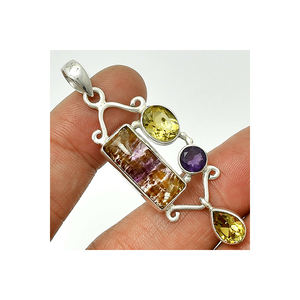 สไตล์925เงินสเตอร์ลิงอเมทิสต์จี้เครื่องประดับเพื่อขายในราคาที่ดีที่สุด - Product Image 3