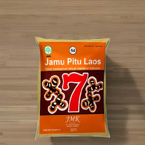 JMK Pitu Laos, Bebida Herbal Natural en Polvo 7g, Mezcla Indonesiana Jamu para el Bienestar Diario - Product Image 6