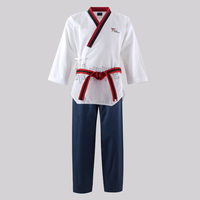 Fabrika toptan özel Logo WTF ITF tekvando Poomsae üniforma Poom Dobok