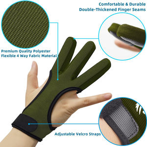 Hot Sale Archery Finger Gloves Protective Gloves for Bow and Arrow Sports Durable and Comfortable Available at Affordable Price - Product Image 3