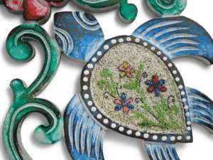 แผ่นไม้แมนดาลาสำหรับแขวนติดผนังแผ่นไม้ขนาดใหญ่สำหรับตกแต่งห้องนั่งเล่น - Product Image 4