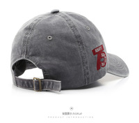 Gorra de Béisbol Bordada con Letras Personalizadas, Estilo Coreano, Visera Curva, Ajustable, Vintage, al por Mayor, de Moda