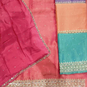 ชุดสูทปาร์ตี้ปากีสถานปักด้วยมือจากนักออกแบบสมัยใหม่สำหรับผู้หญิงสไตล์ดั้งเดิมแฟชั่น - Product Image 1