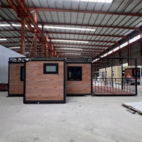 Maison Modulaire Préfabriquée de Luxe en Verre Esthétique avec Buanderie – Tiny Homes