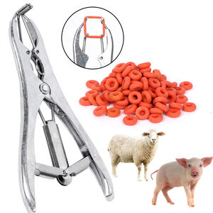 Elastrator Castrador Aplicador Plástico Anillo Azul Herramienta Veterinaria Cachorro Cola Banding Acoplamiento Animal Cuidado Veterinario - Product Image 6