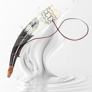 Agate naturelle en poudre de buffle de vache et de boeuf de qualité d'exportation sur mesure avec bracelet en cuir produit d'extrait d'animal de qualité - Product Image 3