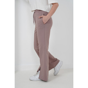 Pantalon de jogging à jambes fendues à double épaisseur pour filles - Product Image 1