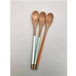 <b>Wood</b> Hand Carved Spoon with Acacia <b>Wood</b> Resin Handle Waterproof for Coffee & home decoration use - Product Image 3