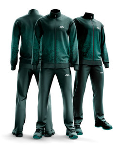 Chándal de sublimación completo personalizable, ropa deportiva de impresión Digital de secado rápido, ropa deportiva de invierno XL, fabricación de chándal con logotipo al por mayor - Product Image 1
