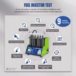 Machine de <span class=keywords><strong>nettoyage</strong></span> et d'essai d'<span class=keywords><strong>injecteur</strong></span> de carburant à ultrasons V310 220 V avec kit de <span class=keywords><strong>nettoyage</strong></span> de système d'injection de carburant à 4 cylindres - Product Image 3