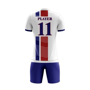 เสื้อทีมฟุตบอลชุดกีฬาเสื้อยูนิฟอร์มและกางเกงขาสั้นชื่อทีมพิมพ์หมายเลขทีมฟุตบอล - Product Image 6