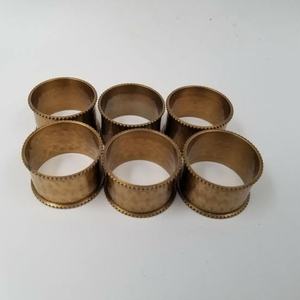 Porte-serviettes en laiton vintage simple pour table, décoration de la maison, hôtel, restaurant, fête, anniversaire, mariage - Product Image 4