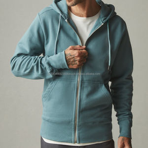 Sudadera con Capucha Completa para Hombre, 100% Algodón, con Capucha de Felpa Orgánica, Sudadera con Cremallera para Hombre, Sudadera Personalizada - Product Image 1
