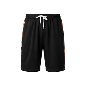 Nouvel ensemble décontracté deux pièces pour homme : T-shirt et short de sport imprimés en coton et polyester respirant, style streetwear estival personnalisé - Product Image 2