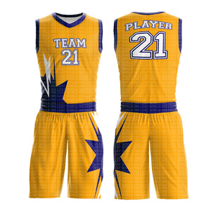 Uniformes de baloncesto juvenil personalizados camisetas de entrenamiento de sublimación completa para niños para juegos de verano - Product Image 1