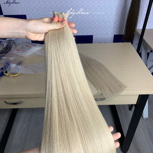 Venta al por mayor Premium cutícula alineada vietnamita 100% cabello rubio humano a granel ruso crudo sin procesar OEM fábrica proveedor trenzado - Product Image 6