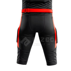 Nouveaux ensembles d'uniformes de football américain personnalisés 2025 pour hommes, coupe ample, manches courtes, faible MOQ - Product Image 5