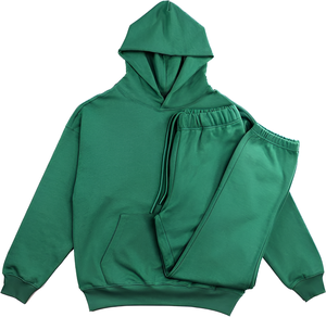 Conjunto Deportivo de 2 Piezas para Mujer, Venta al Por Mayor, Personalizado, de Algodón y Felpa, Otoño, Informal, con Capucha, Color Sólido, Superventas 2026 - Product Image 1