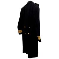 Gorro vintage del uniforme de gala de invierno argentino Desde el 1940 Hecho de tela gruesa inglesa uniforme de color azul intenso