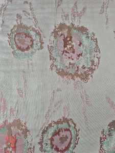 Turc Ultra Doux Sheen Jacquard Tissu 100% Polyester Respirant Fantaisie Brocart Métallique PK-1665 COL 4 Spécialité Fil Filles - Product Image 3