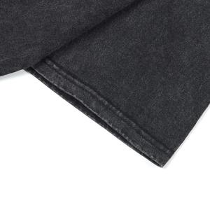 Camiseta Unisex con gráfico de Tigre, camiseta negra lavada de algodón, camisetas Unisex, camisetas de manga corta de verano 2025 - Product Image 2