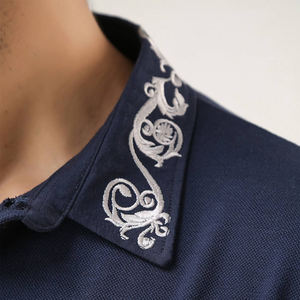 Vente en gros 100% polyester personnalisation polo brodé pour hommes polo brodé d'été respirant de qualité supérieure - Product Image 5