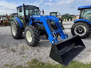 รถแทรกเตอร์สำหรับฟาร์มเกษตร T5.110 hollan MFWD C/h/ A 34.8 HRS nH 720LU โหลดเดอร์ปั๊มเกียร์ส่วนประกอบหลัก2024ใหม่ - Product Image 4