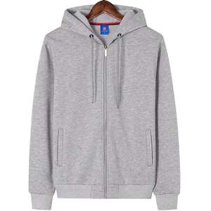 บริการ OEM เสื้อฮู้ดฤดูหนาวพิมพ์ลายดิจิตอลซักกรดน้ำหนักเบามีซิปมีฮู้ดสไตล์ลำลองปกสีทึบโลโก้ตามสั่ง - Product Image 6